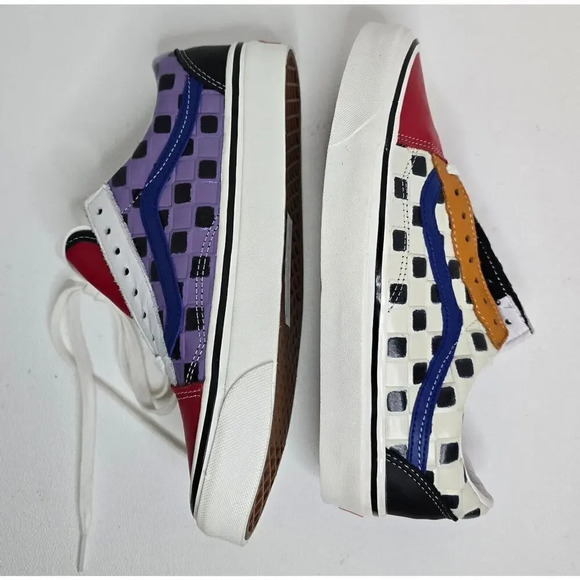 Vans Old Skool 36 DX Anaheim Factory Leather Checkerboard Shoes New Men’s 7.5 - Picture 5 of 10